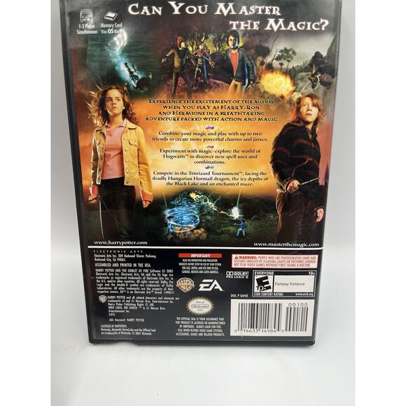 Harry Potter and the Goblet of Fire Nintendo Gamecube Complete CIB Authentic - Picture 3 of 8